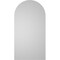 Ekena Millwork Round Top Surface Mount PVC Gable Vent: Non-Functional, w/ 3-1/2"W x 1"P Standard Frame, 22"W x 42"H GVPRT22X4201SN - alternate 2